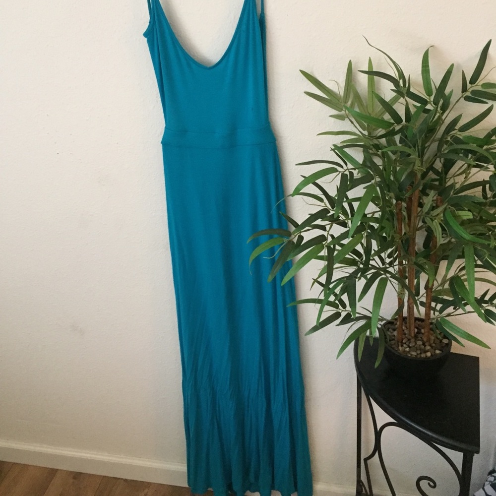 Backless long maxi dress.